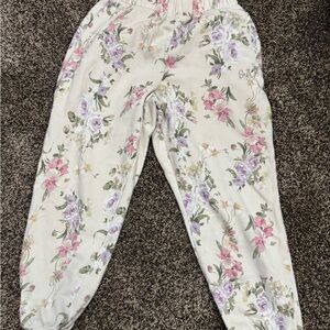 GAP/Love Shack Fancy Floral Print Jogger Pants